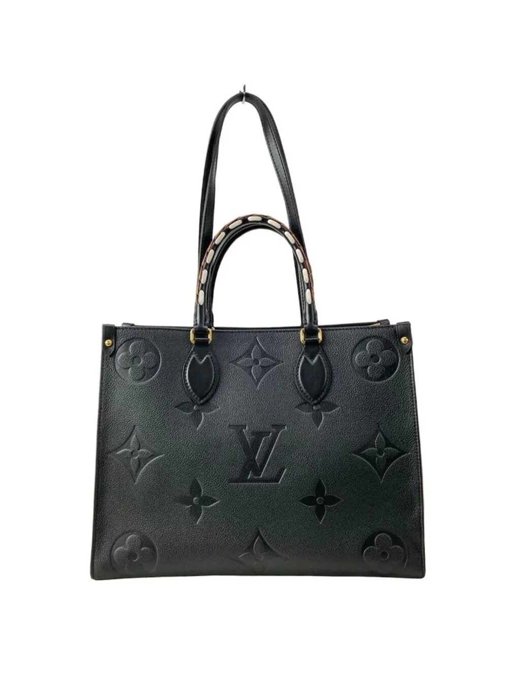 Louis Vuitton Tote Wild at Heart on the Go MM Noir Leather Cowhide
